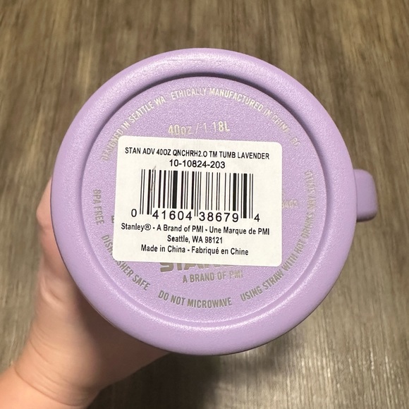 •NEW•Stanley Lavender H20 Flowstate™ Tumbler *40oz* - Picture 4 of 5